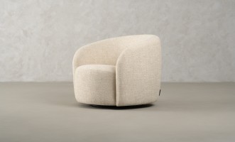 Sonora Swivel Armchair (fabric FLD130)