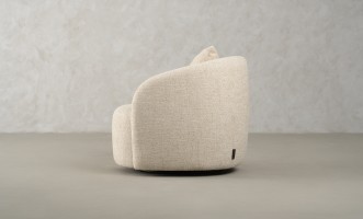 Sonora Swivel Armchair (fabric FLD130)