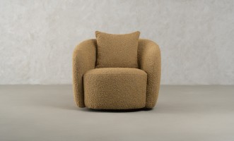 Sonora Swivel Armchair (fabric H25310-4A)