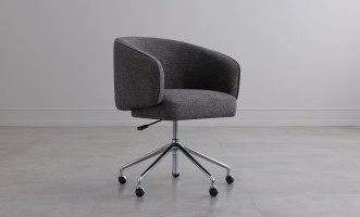Arnold Office Armchair (Lola Graphite)