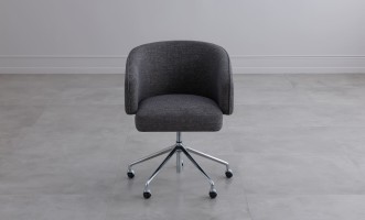 Arnold Office Armchair (Lola Graphite)