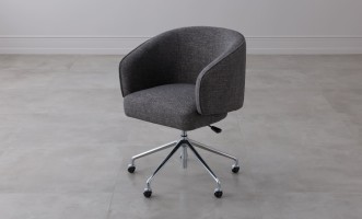 Arnold Office Armchair (Lola Graphite)