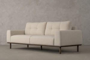Travis 2-Seater Straight Sofa (fabric DFC1A)