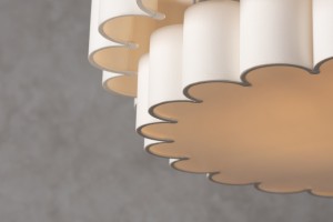 Celine Large White Pendant Lamp