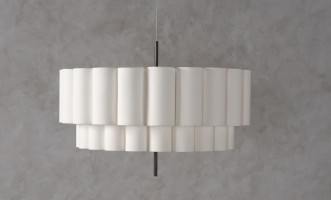 Celine Large White Pendant Lamp