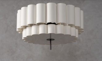 Celine Large White Pendant Lamp