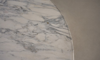 Essence Marble Top Dining Table (Graphite Finish)