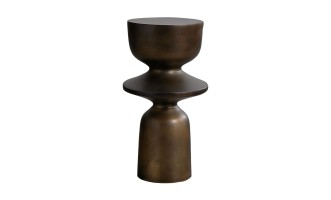 Ion Side Table Bronze Finish