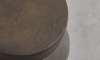 Ion Side Table Bronze Finish