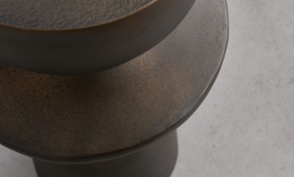 Ion Side Table Bronze Finish