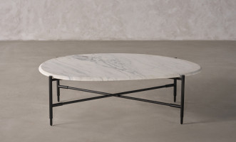 Banswada Oval Marble Top Coffee Table