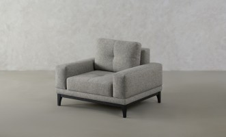 Foster Armchair with Black Oak Legs - Cosmic B 2141-18