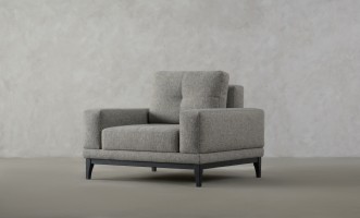 Foster Armchair with Black Oak Legs - Cosmic B 2141-18