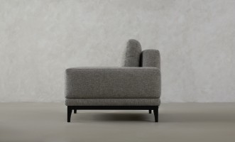 Foster Armchair with Black Oak Legs - Cosmic B 2141-18