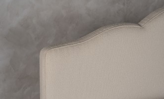 Sanderlight Bed 200x200 cm (Fabric: SOFT ROCK 102 MUSLIN (Cat. 3))