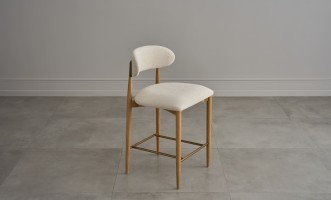 Bradley Counter Stool Natural Oak (Cushing Snow)