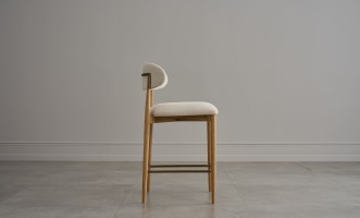 Bradley Counter Stool Natural Oak (Cushing Snow)