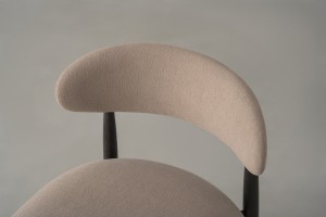 Bradley Counter Stool Black Oak (Linen Latte)