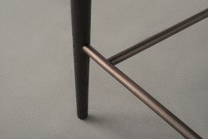 Bradley Counter Stool Black Oak (Linen Latte)