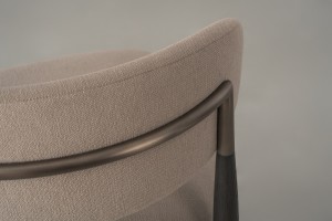 Bradley Counter Stool Black Oak (Linen Latte)