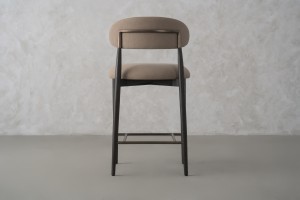 Bradley Counter Stool Black Oak (Linen Latte)