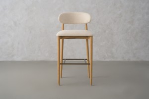 Bradley Bar Stool Natural Oak (Cushing Snow)