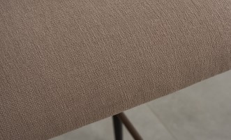 Bradley Bar Stool Black Oak (Linen Latte)