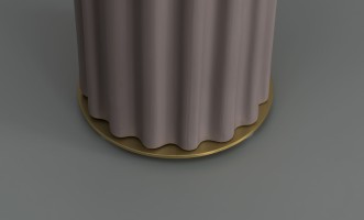 Sonica Table Lamp Vintage Brown/Matt Brass