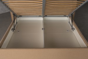 Double Bed 180x200 cm (Fabric: EASY BOUCLE col.11 CLAY (Cat. 3))