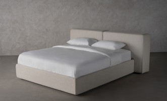 Double Bed 180x200 cm with Storage (Fabric: Corso col.06)