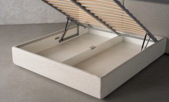 Double Bed 180x200 cm with Storage (Fabric: Corso col.06)