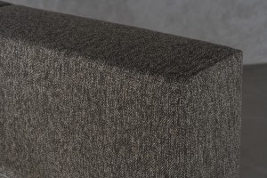 Double Bed 180x200 cm with Storage (Fabric: NEO col. Black (Cat. 3))
