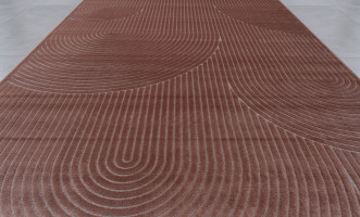 Groove Terracota Carpet 160x230 cm