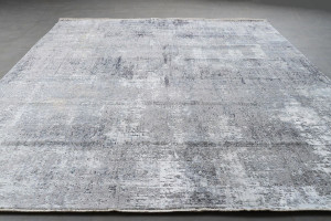 Tsunami Grey Carpet 380x476 cm