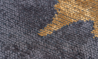 Vulcano Charcoal/Mustard Carpet 160x230 cm