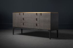 Glamour Chest of Drawers with 2 Doors and 3 Drawers
