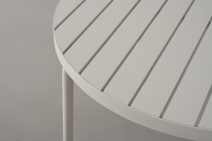Taormina Light Round Dining Table D120 cm Haze Sandy