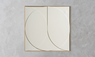 Circle bas-relief Wall art