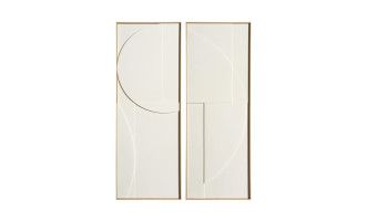 Bas-relief IV Wall art, set of 2 pcs