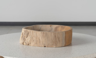 Natural Wooden Teak Bowl