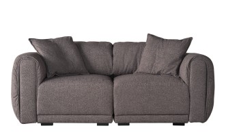 Nuvola 2-seater Straight Sofa (Fabric: FIORD PLAIN col.106 (Cat. 3))