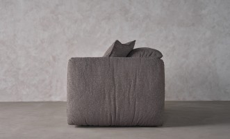 Nuvola 2-seater Straight Sofa (Fabric: FIORD PLAIN col.106 (Cat. 3))