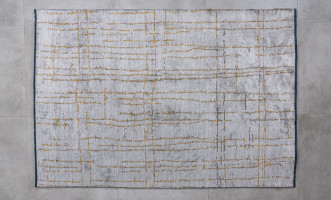 Lines Mustard Carpet 240x340 cm