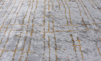 Lines Mustard Carpet 240x340 cm
