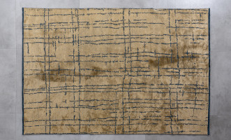 Lines Gold Carpet 160x230 cm