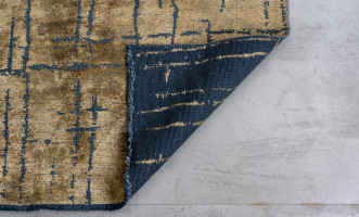Lines Gold Carpet 160x230 cm