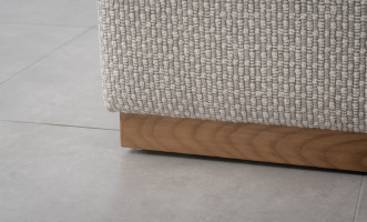 Square Ottoman (Fabric A1417 Color 4C)
