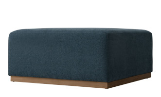 Square Ottoman (Fabric Chloe Teal)