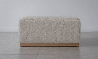 Square Ottoman (Fabric A3063 Color 3A)
