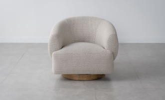 Bonnie Swivel Armchair (Fabric A1417 Color 4C)